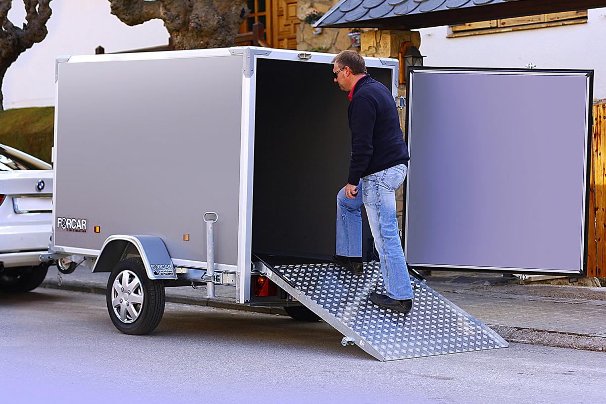 Puerta tipo rampa remolque aluminio PH220