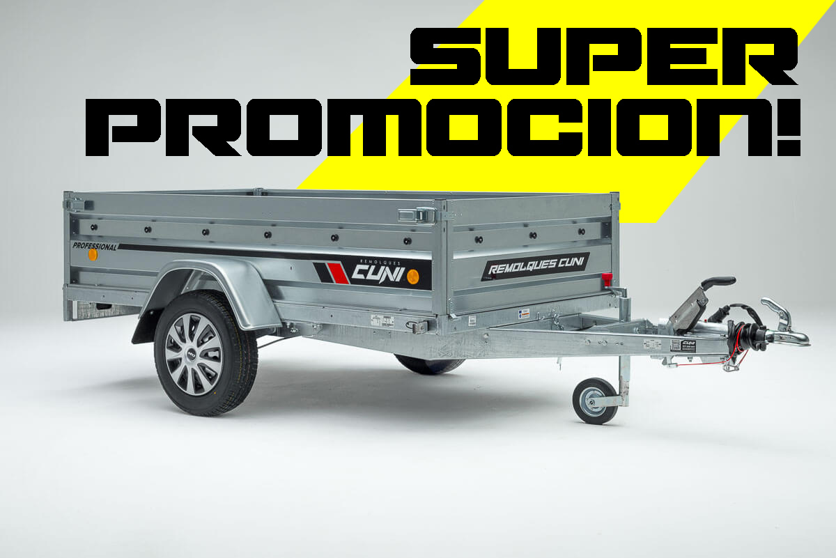 Remolque de carga Cuni 240 con Freno