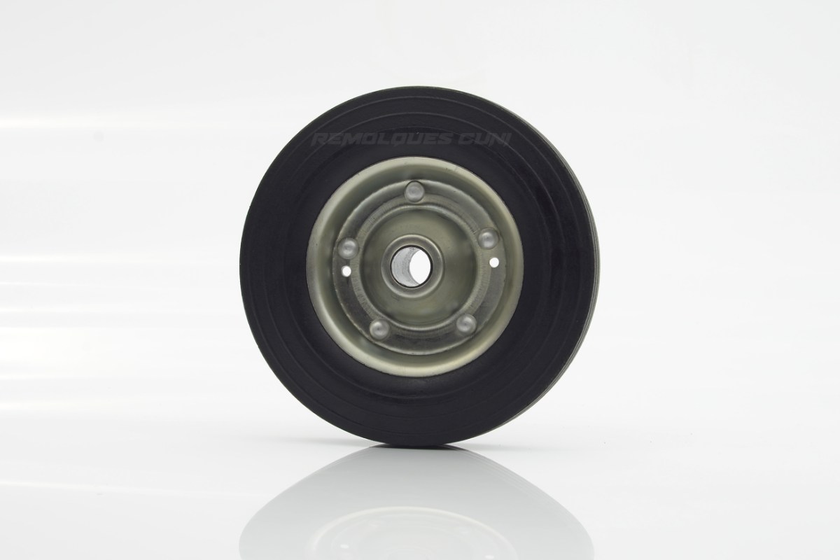 Perline - Rueda Jockey para remolque (diámetro 48mm, 200 x 50 mm) Rueda  48mm, 200 x 50 mm.