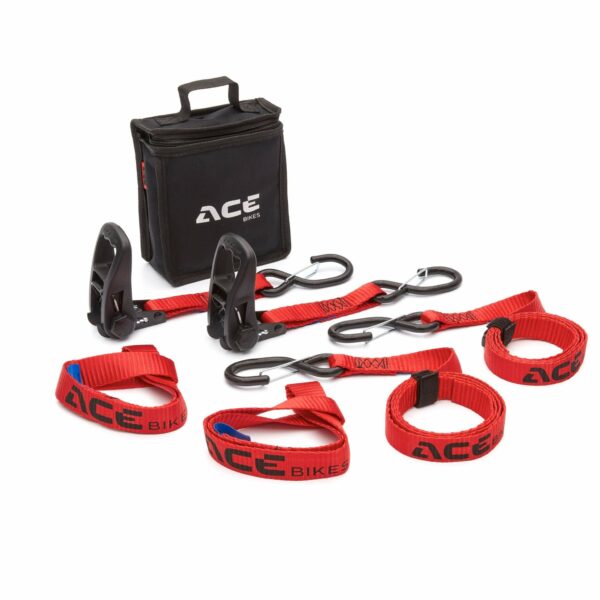 Kit 2 correas de trinquete para moto Ratchet Pro