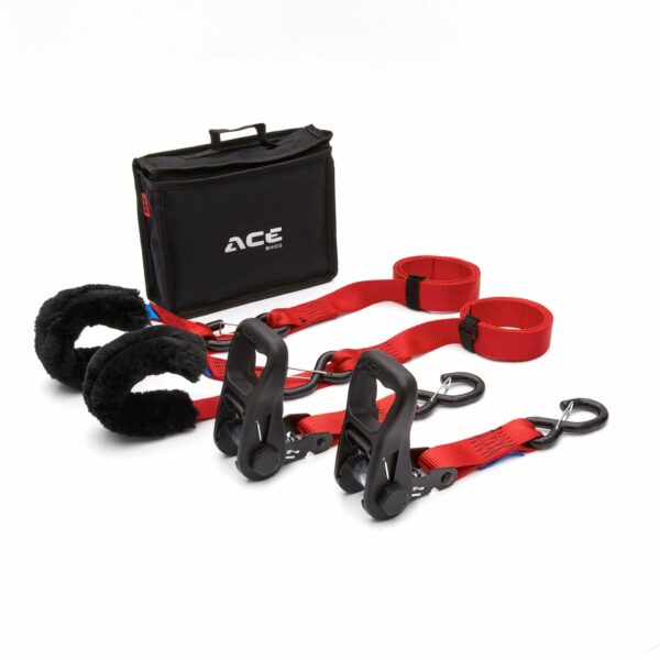 Kit 2 correas de trinquete para moto Ratchet Premium Deluxe