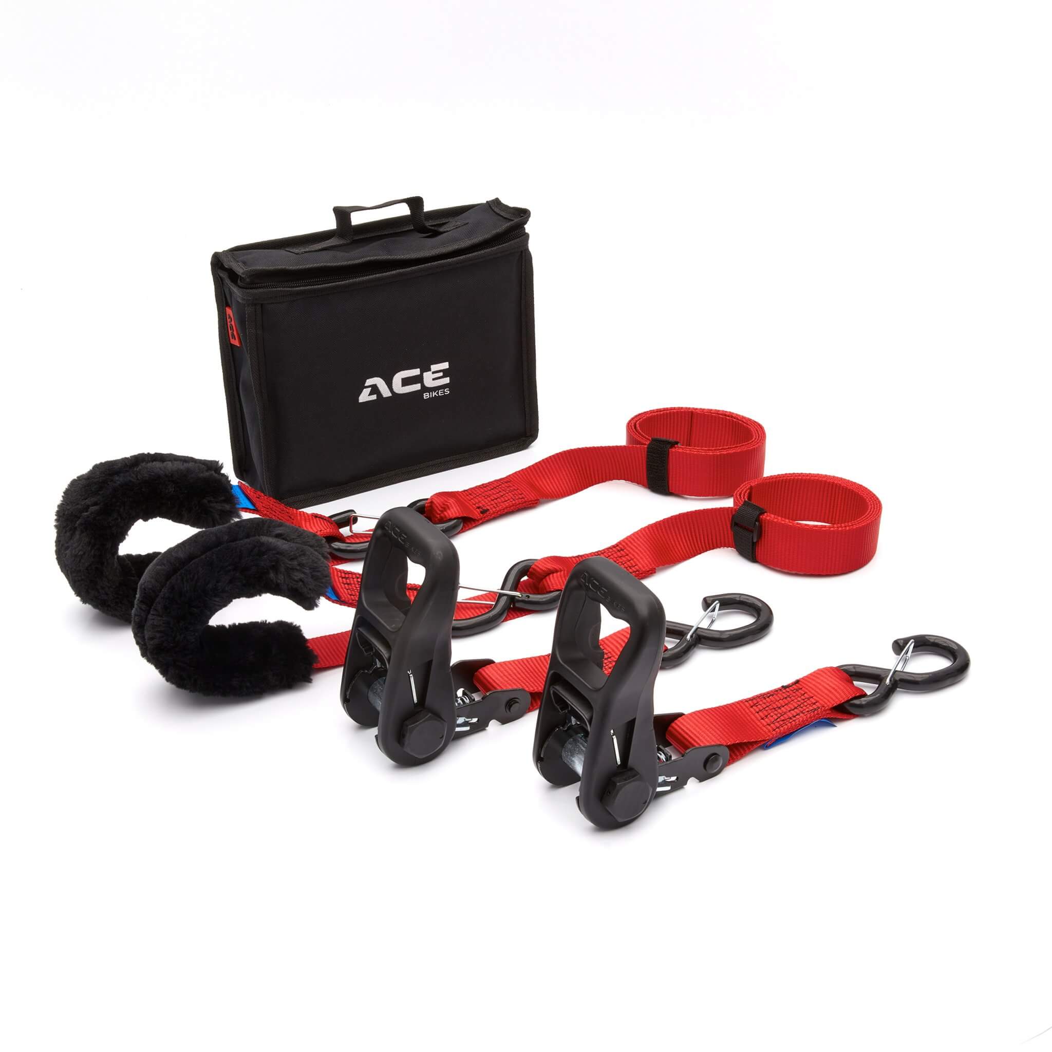 Kit 2 correas de trinquete para moto Ratchet Premium Deluxe