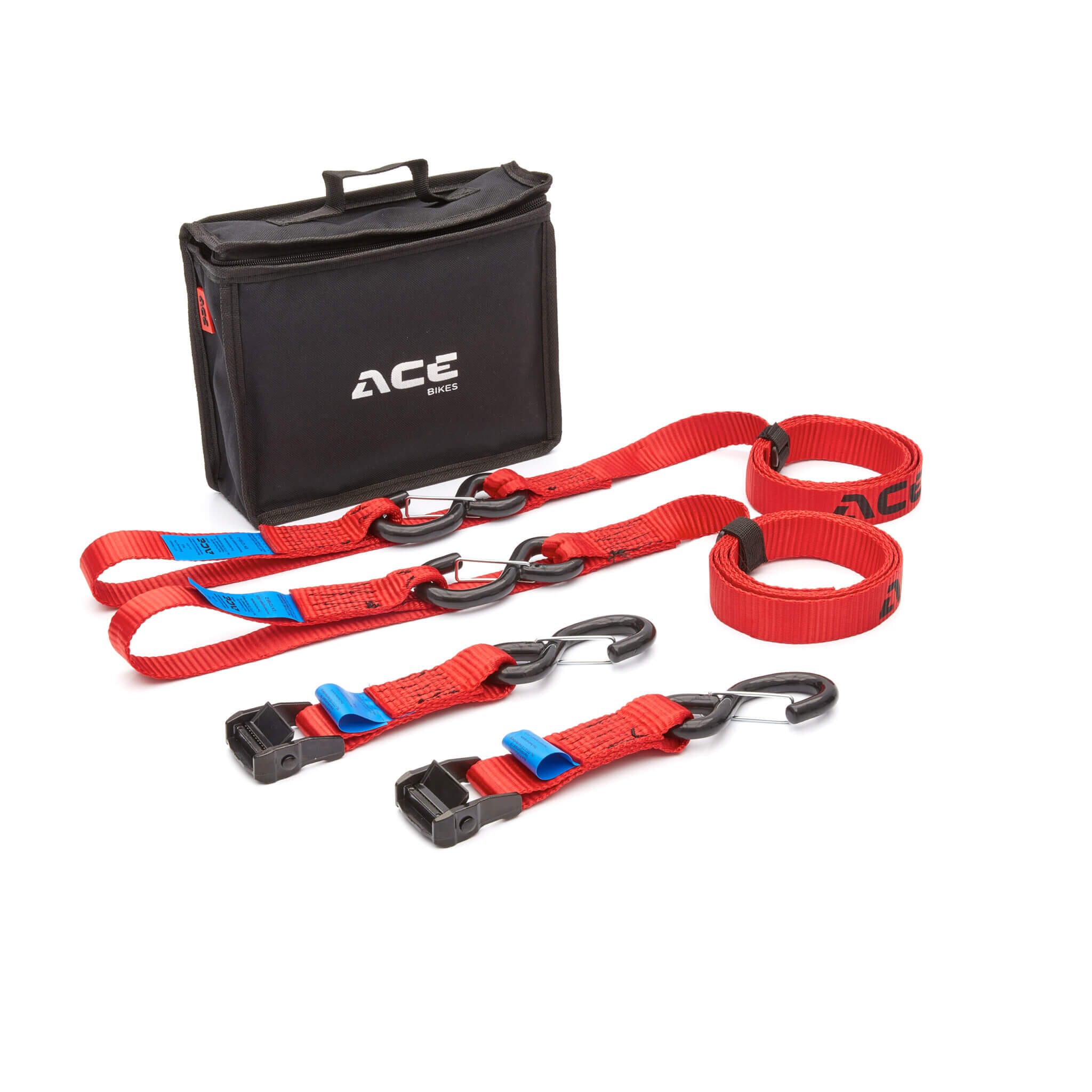 Kit 2 correas con hebilla de leva para moto Cam Buckle Premium