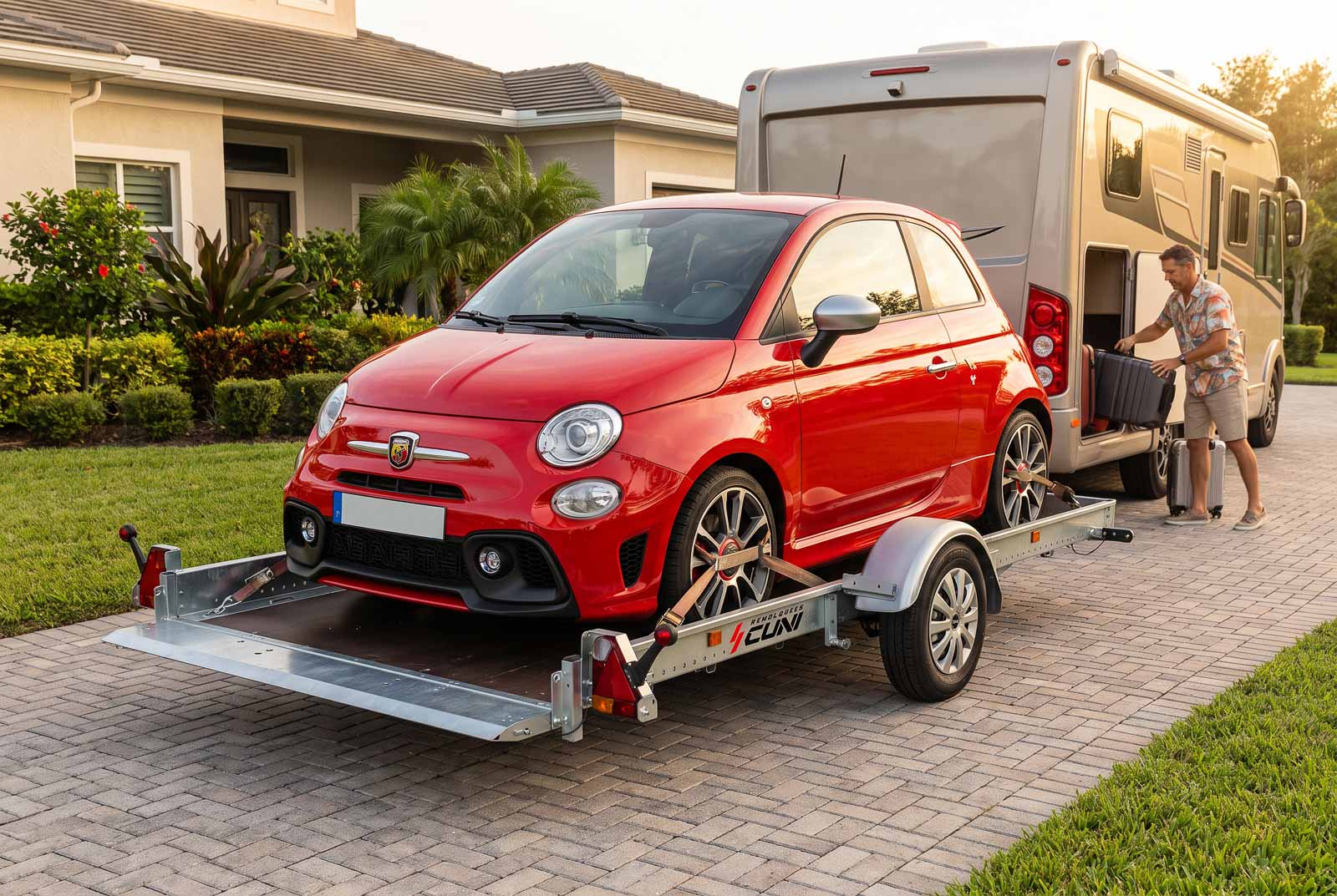 Remolque plataforma INDIANAPOLIS MAX 350 Plegable 5 Remolque plataforma INDIANAPOLIS MAX 350 Plegable - Imagen 4