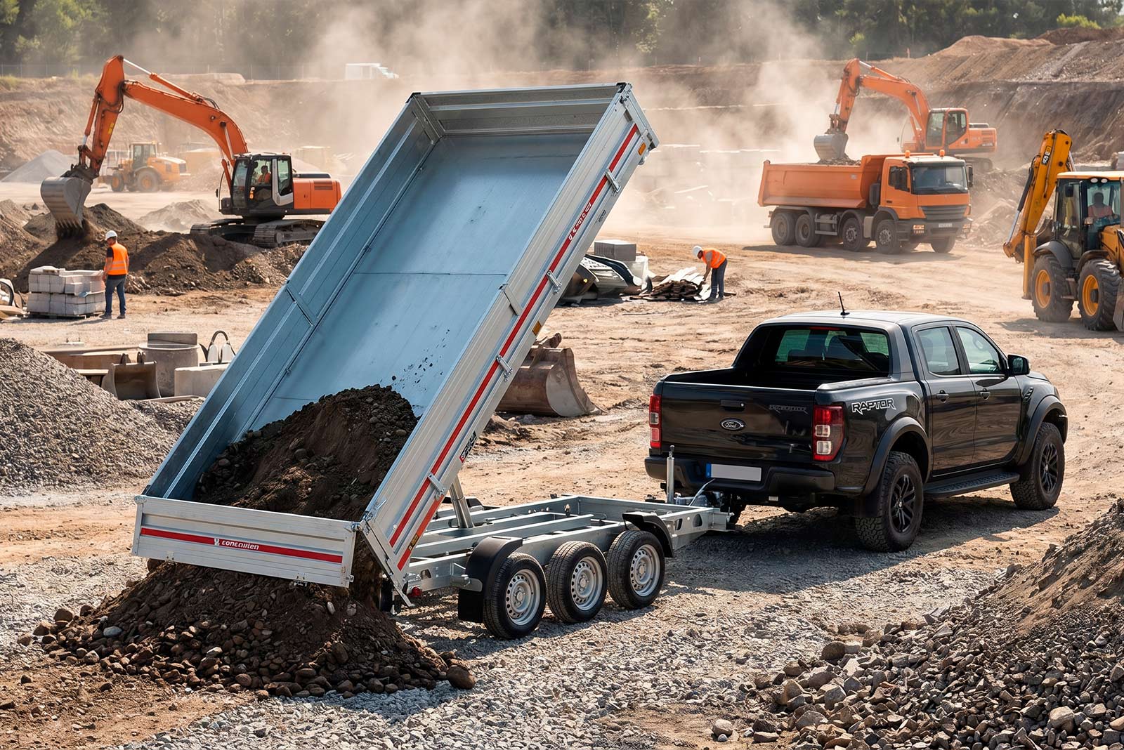 Remolque basculante TIPPER 4020/3 C S 3.500 kg (3 ejes) 3 Remolque basculante TIPPER 4020/3 C S 3.500 kg (3 ejes) - Imagen 2